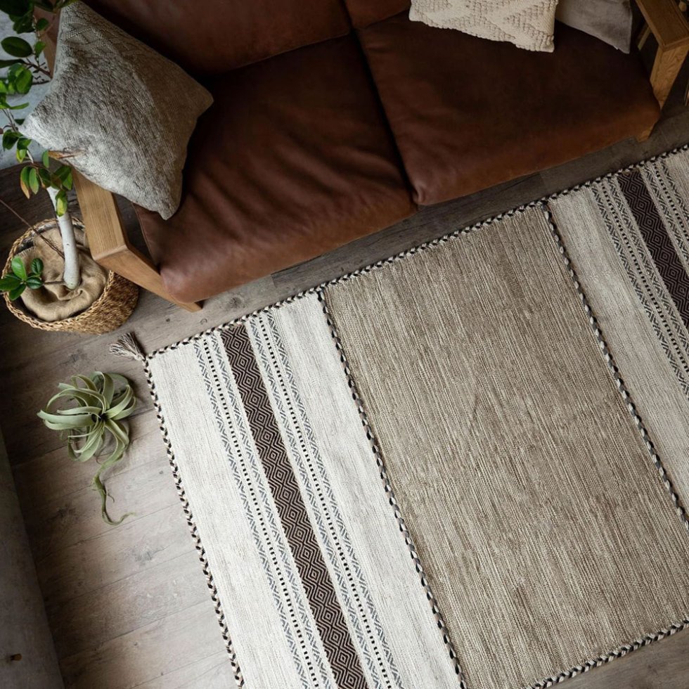 Acento moderno Alfombra kilim india