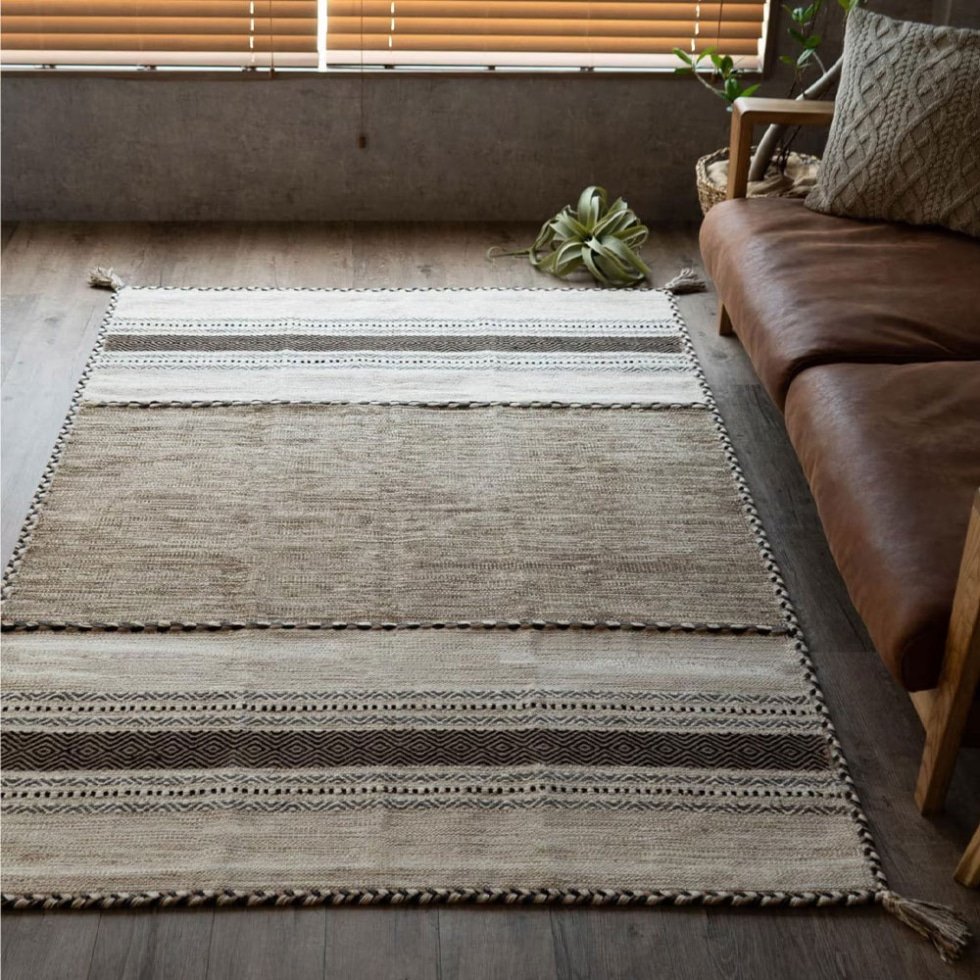 Acento moderno Alfombra kilim india