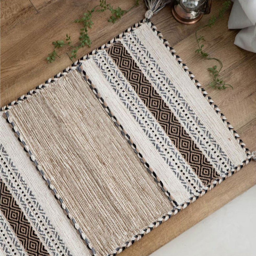 Acento moderno Alfombra kilim india