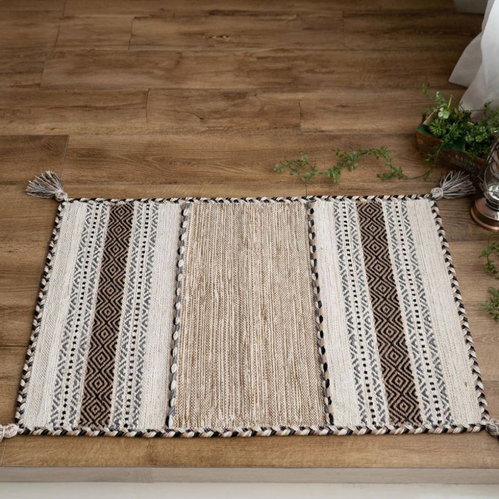 Acento moderno Alfombra kilim india