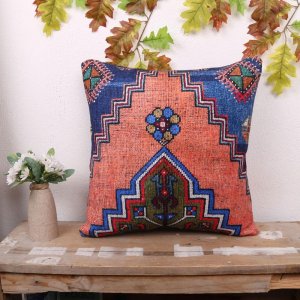 Almohada kilim de estilo anatolio