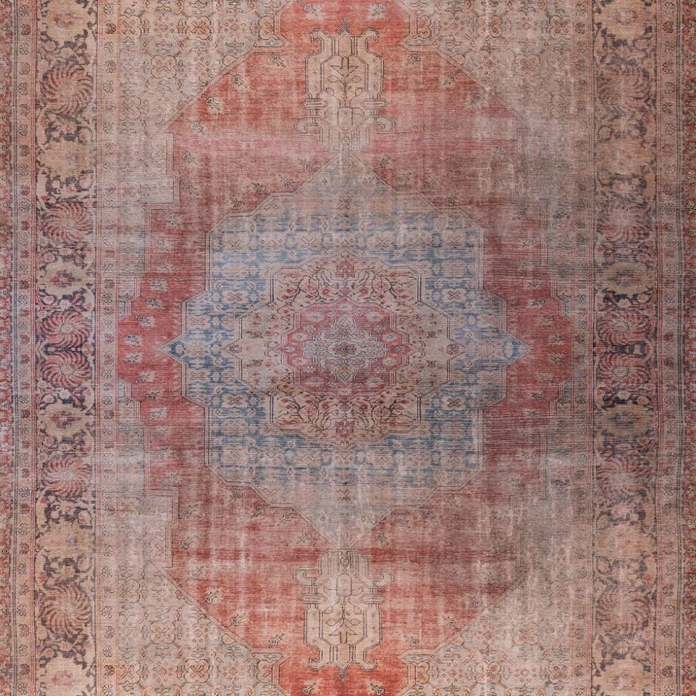 Alfombra lavable turca de estilo antiguo