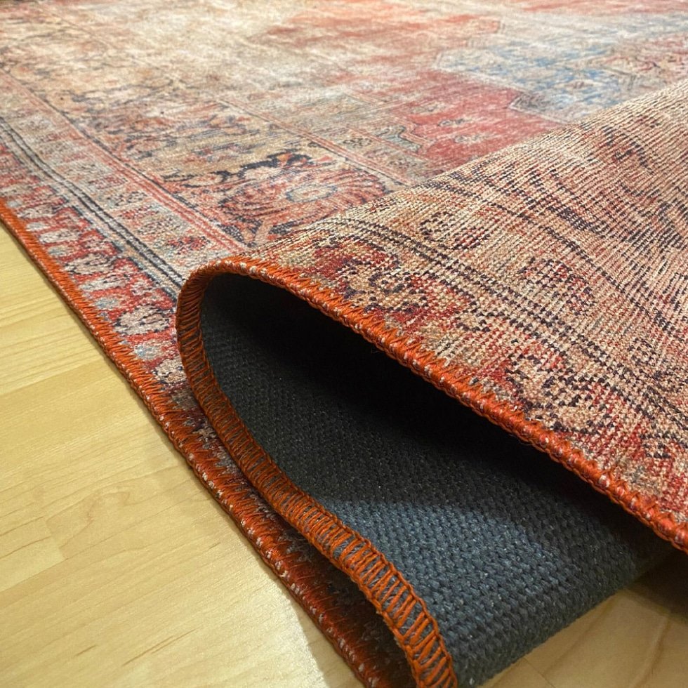 Alfombra lavable turca de estilo antiguo