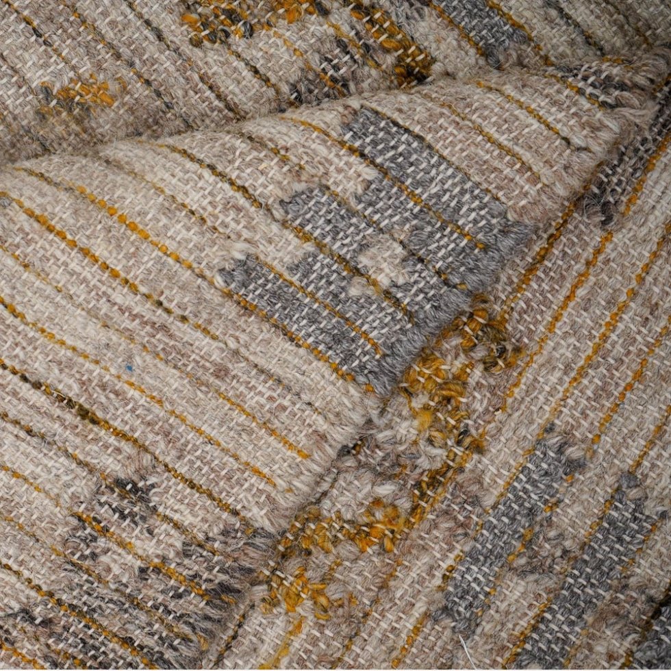 Alfombra kilim beige de estilo turco