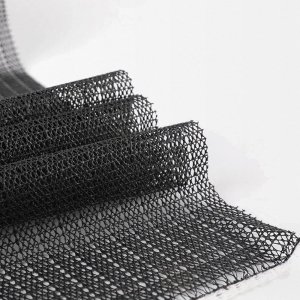 Alfombrilla antideslizante negra para kilim (PVC)
