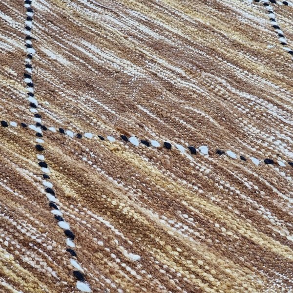 Alfombra bereber kilim marrón
