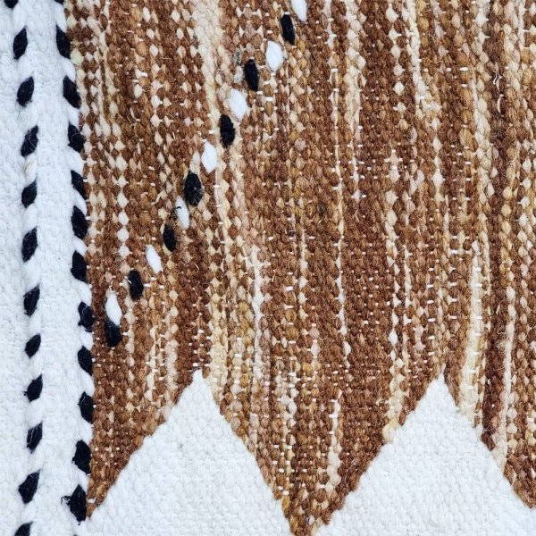 Alfombra bereber kilim marrón