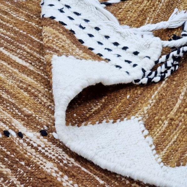 Alfombra bereber kilim marrón