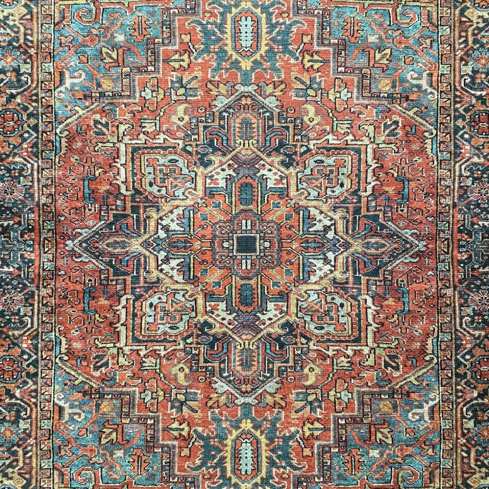 Alfombra lavable estilo persa Heriz