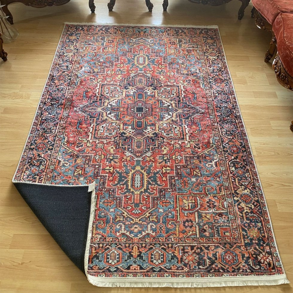 Alfombra lavable estilo persa Heriz