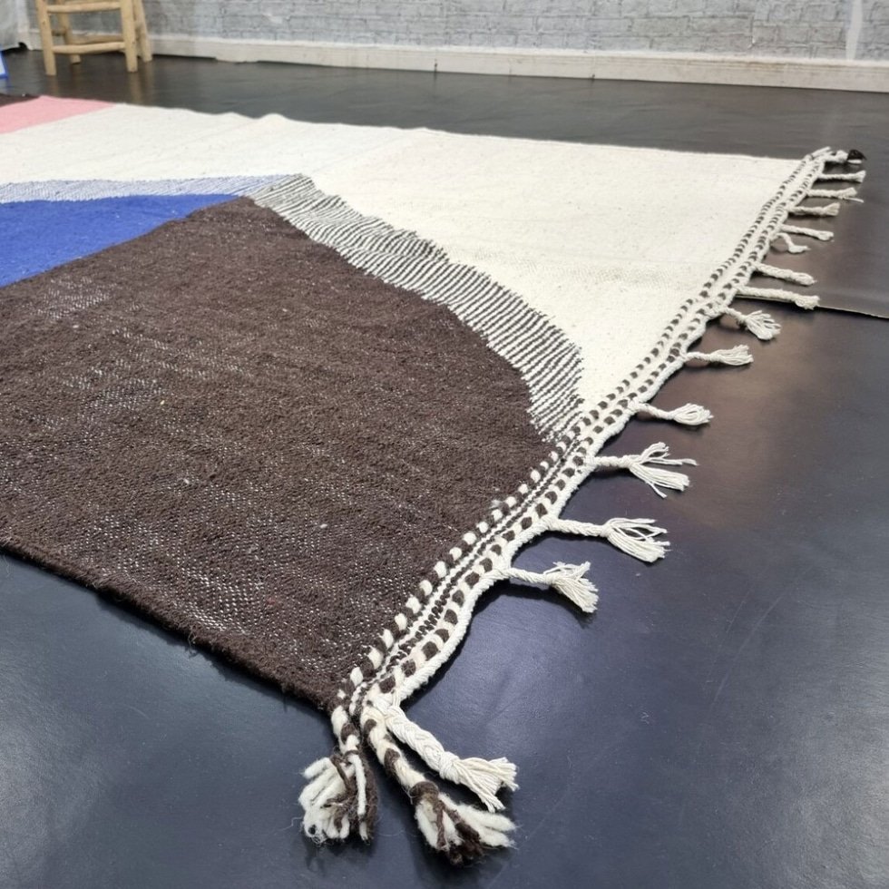 Alfombra kilim marroquí geométrica moderna