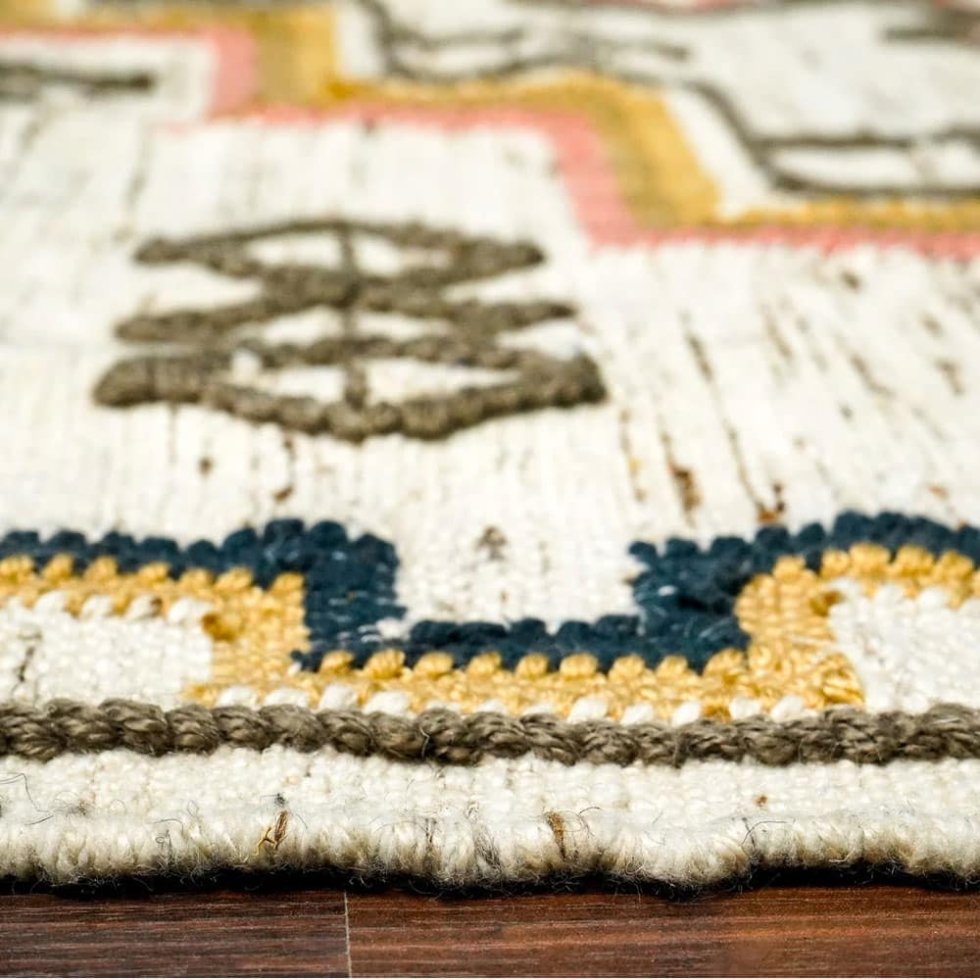 Alfombra kilim tradicional étnica india