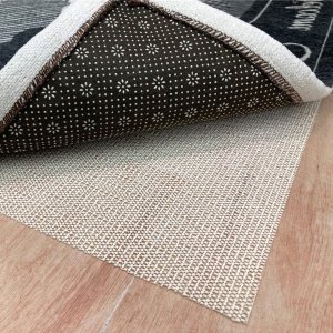 Alfombrilla antideslizante blanca para kilim (PVC)