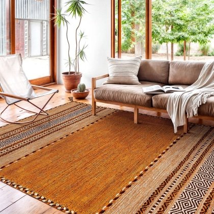 Alfombras kilim marrones