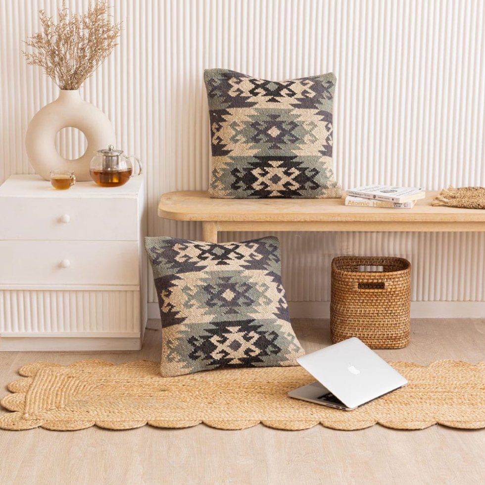 Cojines decorativos kilim
