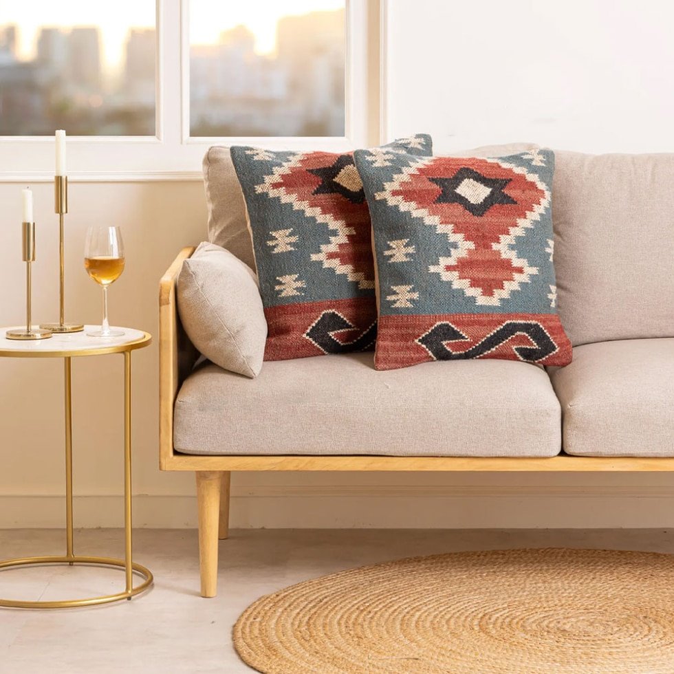 Cojines kilim pottery barn