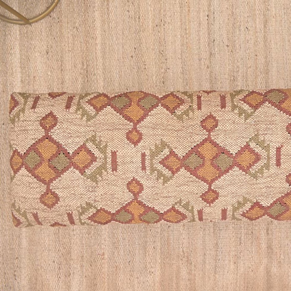 Banco otomano kilim beige
