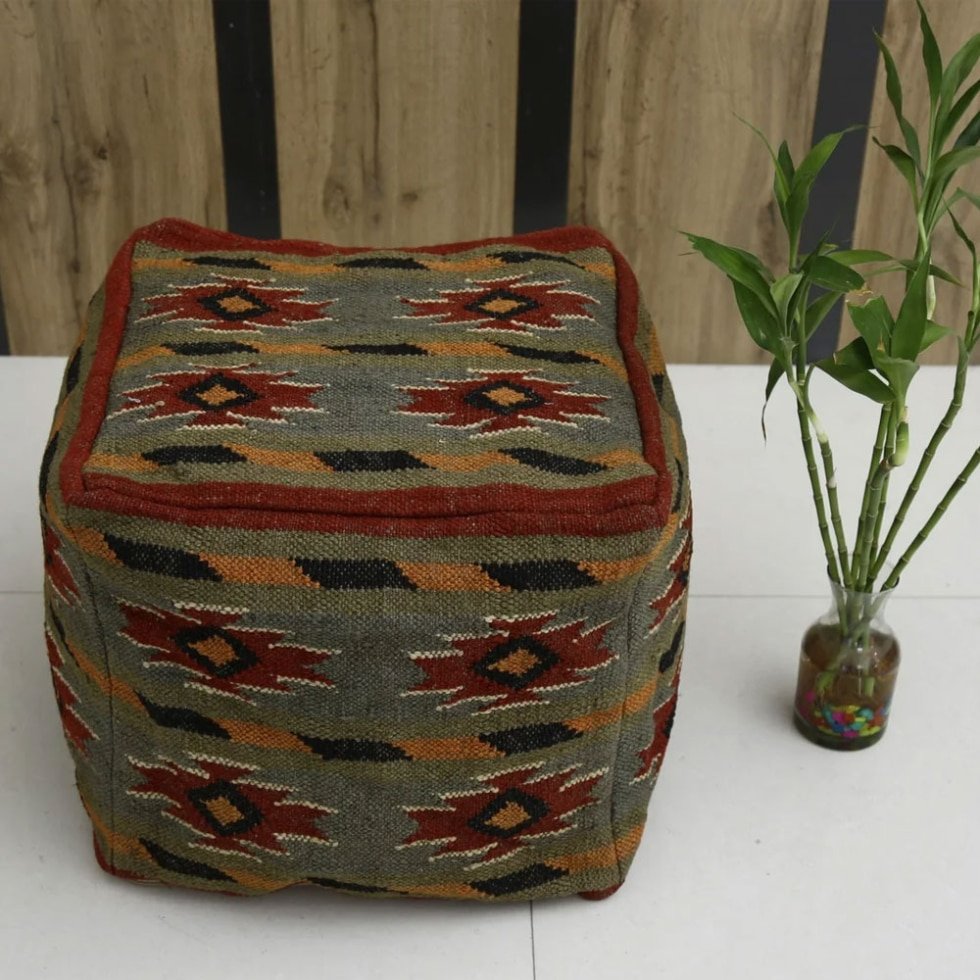 Puf Kilim Casa Rust
