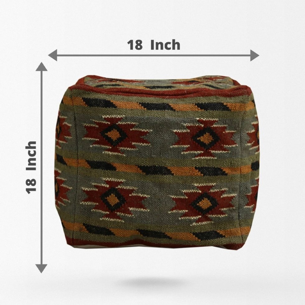 Puf Kilim Casa Rust