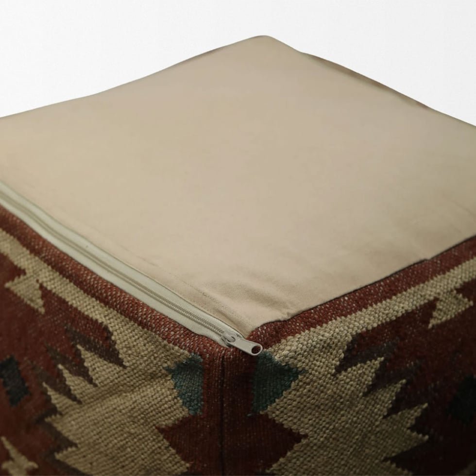 Cubre Puf Kilim Vintage Bereber
