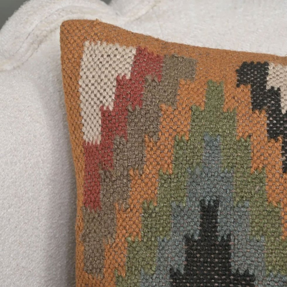 almohada kilim 20x20 diamante chevron